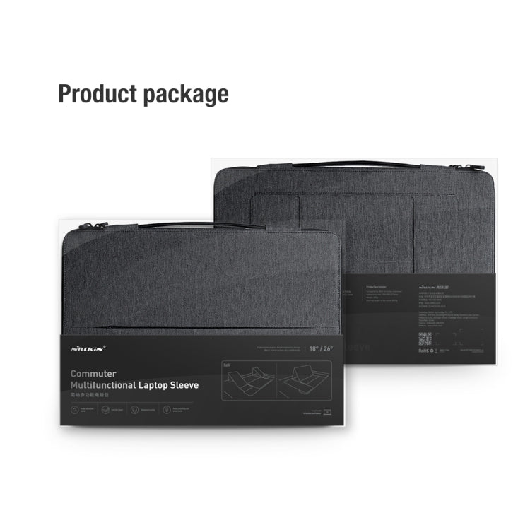 NILLKIN Commuter Multifunctional Laptop Sleeve For 16.0 inch and Below(Blue) - free shipping - PMC TechLife - Order now!