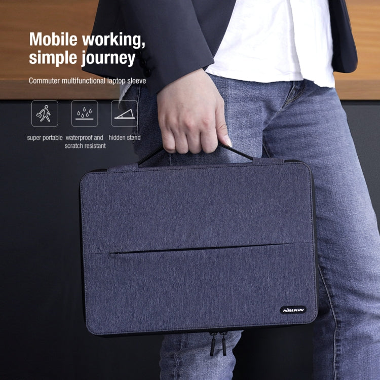 NILLKIN Commuter Multifunctional Laptop Sleeve For 16.0 inch and Below(Blue) - free shipping - PMC TechLife - Order now!