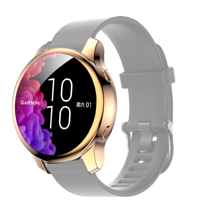 Electroplating Full Coverage TPU Protective Case for Garmin Venu(Rose Gold) - Watch Cases by PMC TechLife | Online Shopping South Africa | PMC TechLife | Buy Now Pay Later Mobicred