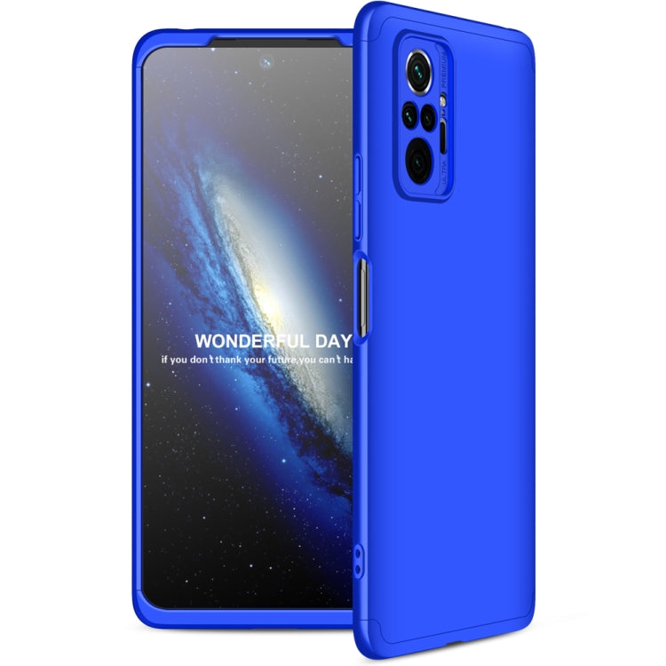 For Xiaomi Redmi Note 10 Pro / Note 10 Pro Max GKK Three Stage Splicing Full Coverage PC Protective Case(Blue) - Xiaomi Cases by GKK | Online Shopping South Africa | PMC TechLife | Buy Now Pay Later Mobicred