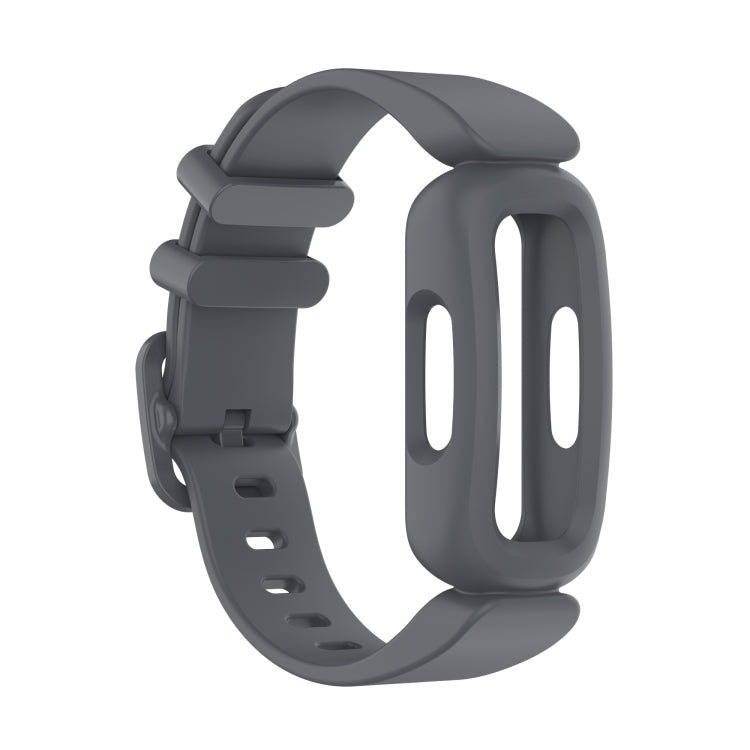 For Fitbit Inspire 2 Silicone Watch Band(Dark Grey) - Watch Bands by PMC TechLife | Online Shopping South Africa | PMC TechLife | Buy Now Pay Later Mobicred