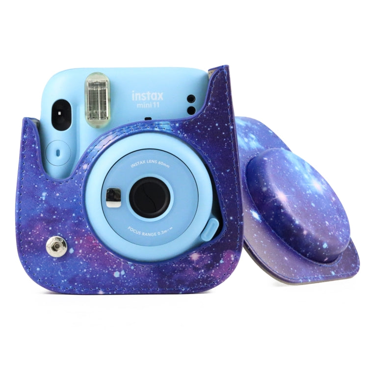 Painted Series Camera Bag with Shoulder Strap for Fujifilm Instax mini 11(Shining Starry Sky) - Leather Bag by PMC Jewellery | Online Shopping South Africa | PMC Jewellery