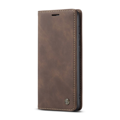 For Samsung Galaxy S21 FE CaseMe 013 Multifunctional Horizontal Flip Leather Case, with Card Slot & Holder & Wallet(Coffee) - Galaxy Phone Cases by CaseMe | Online Shopping South Africa | PMC Jewellery | Buy Now Pay Later Mobicred