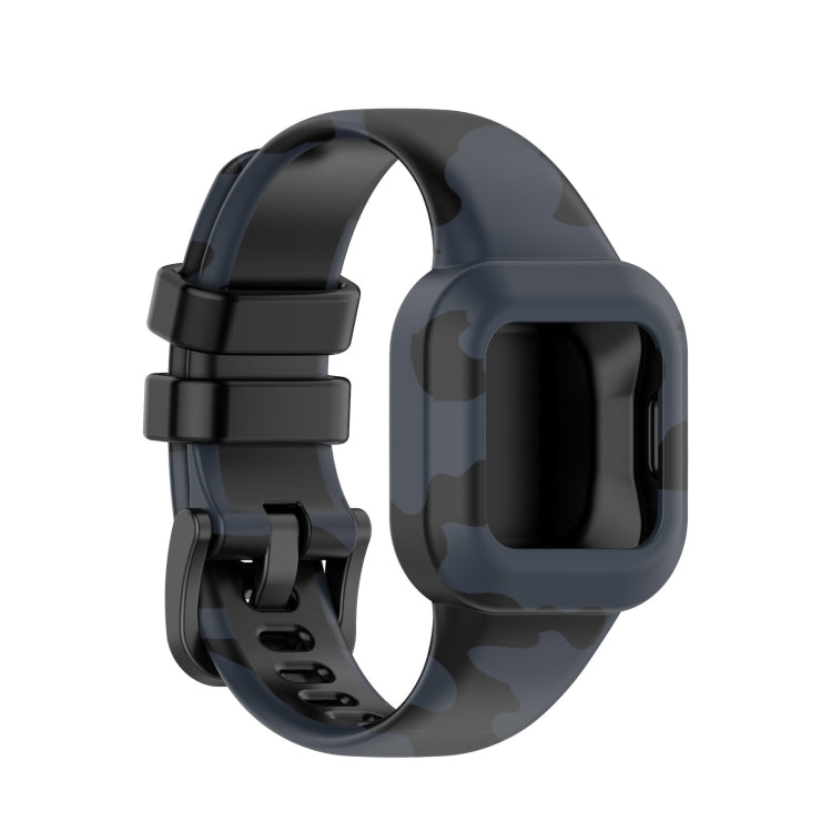 Compatible with Garmin Vivofit JR3 Silicone Printing Watch Band(Camouflage Gray) - Watch Bands by PMC TechLife | Online Shopping South Africa | PMC TechLife | Buy Now Pay Later Mobicred