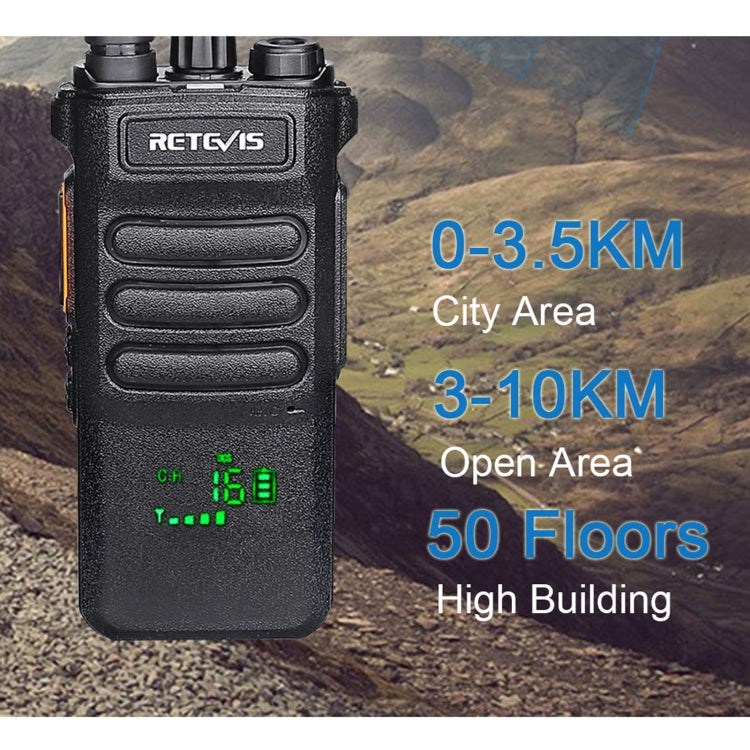 RETEVIS RT86 10W 430-440MHz 16CHS Two Way Radio Handheld Walkie Talkie with Wireless Copy Function(Black) - Handheld Walkie Talkie by RETEVIS | Online Shopping South Africa | PMC Jewellery | Buy Now Pay Later Mobicred