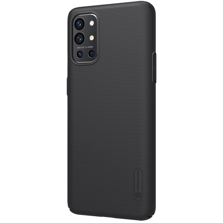 For OnePlus 9R NILLKIN Frosted Concave-convex Texture PC Protective Case(Black) - OnePlus Cases by NILLKIN | Online Shopping South Africa | PMC Jewellery