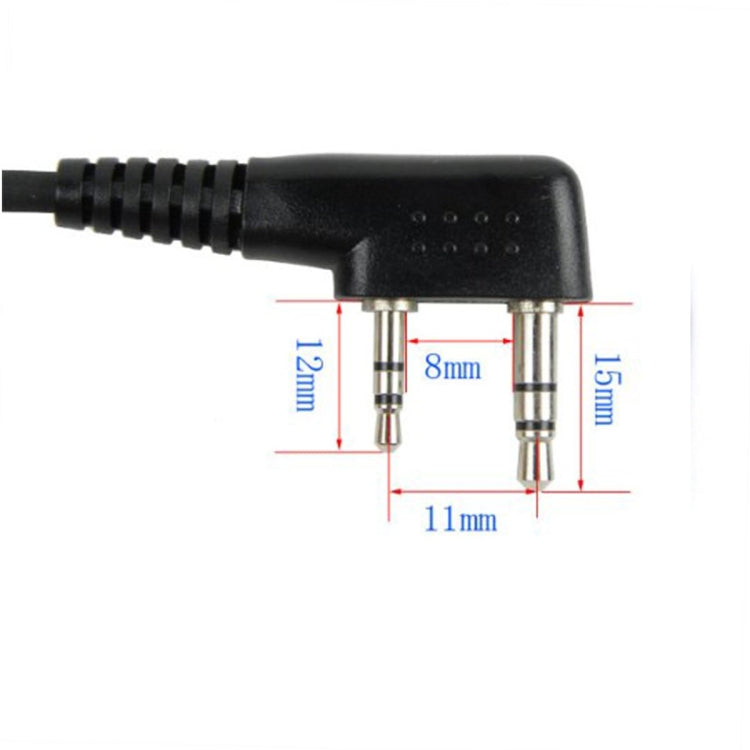 RETEVIS C9001 2 Pin Handheld PTT Speaker Microphone - free shipping - PMC TechLife - Order now!