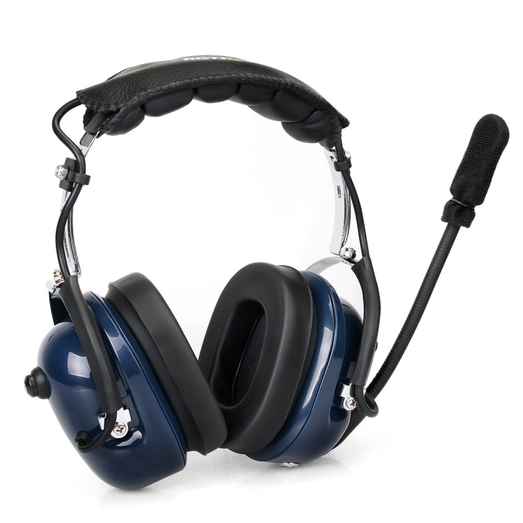 RETEVIS EH050K 2 Pin Adjustable Volume Noise Reduction Aviation Headphone Microphone with Finger PTT - free shipping - PMC TechLife - Order now!