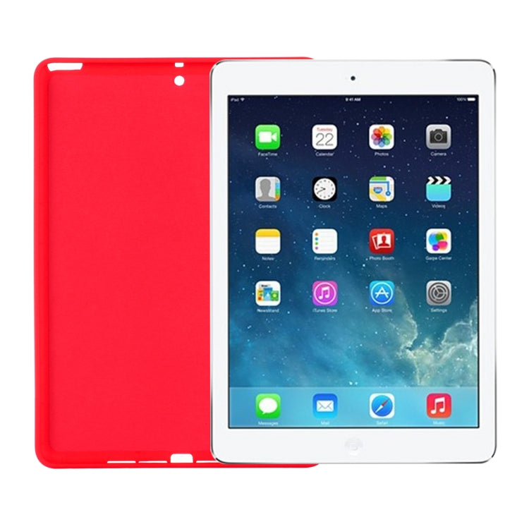 Solid Color Liquid Silicone Dropproof Full Coverage Protective Case For iPad Air / 9.7 2017 / 9.7 2018 / Pro 9.7(Red) - iPad 9.7 (2018) & (2017) Cases by PMC TechLife | Online Shopping South Africa | PMC TechLife | Buy Now Pay Later Mobicred