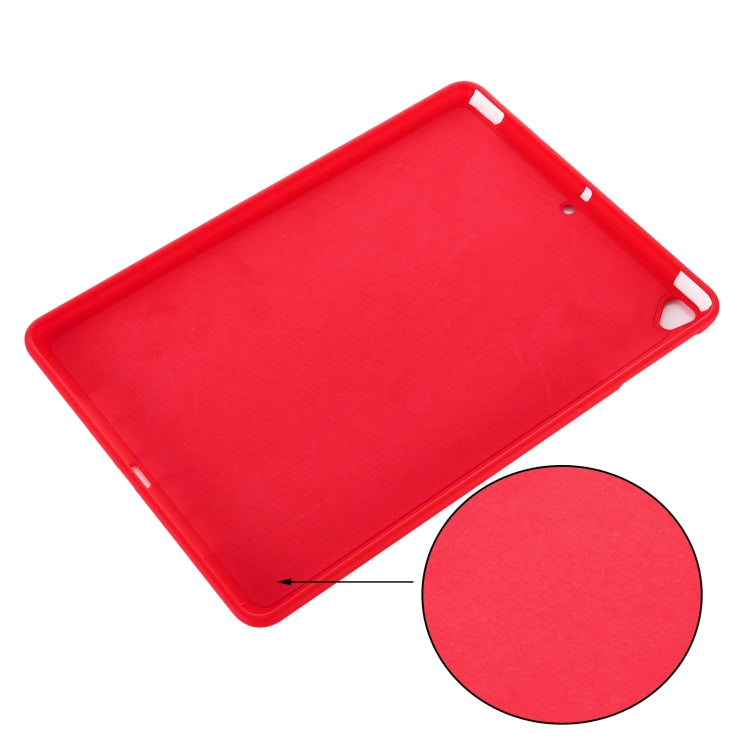 Solid Color Liquid Silicone Dropproof Full Coverage Protective Case For iPad Air / 9.7 2017 / 9.7 2018 / Pro 9.7(Red) - iPad 9.7 (2018) & (2017) Cases by PMC TechLife | Online Shopping South Africa | PMC TechLife | Buy Now Pay Later Mobicred