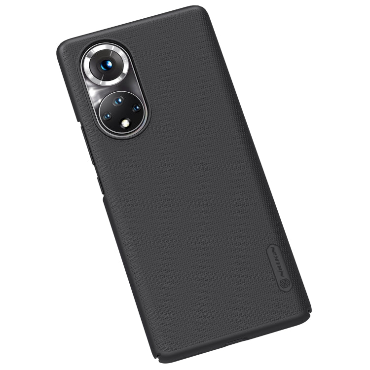 For Honor 50 Pro NILLKIN Frosted Concave-convex Texture PC Protective Case(Black) - Honor Cases by NILLKIN | Online Shopping South Africa | PMC Jewellery