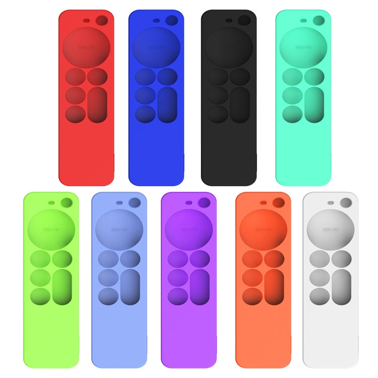 Silicone Protective Case Cover For Apple TV 4K 4th Siri Remote Controller(Luminous Blue) - Apple TV Accessories by PMC TechLife | Online Shopping South Africa | PMC TechLife