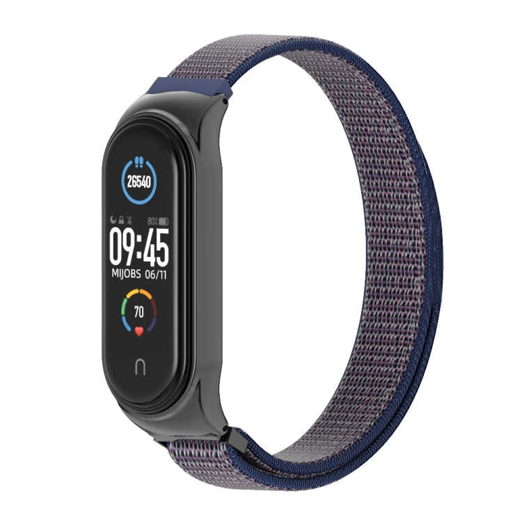 For Xiaomi Mi Band 6 / 5 / 4 / 3 Mijobs CS Breathable Nylon Watch Band(Midnight Blue) - free shipping - PMC TechLife - Order now!