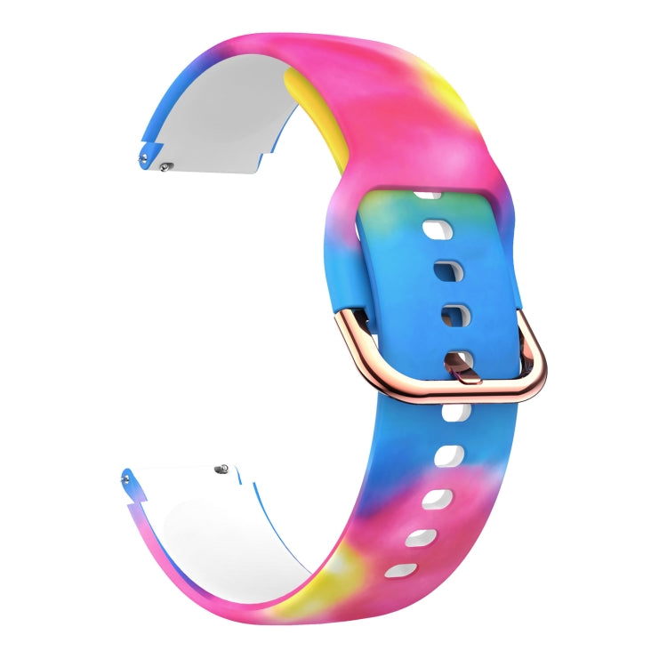 For Xiaomi Haylou LS01 Silicone Printing Watch Band(Colorful) - Watch Bands by MIJOBS | Online Shopping South Africa | PMC TechLife | Buy Now Pay Later Mobicred