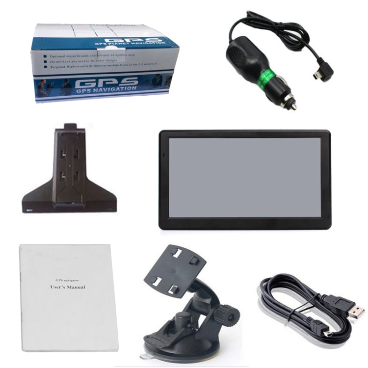 7 inch Car GPS Navigator 8G+256M Capacitive Screen High Configuration, Specification:Australia Map - Car MP3 & MP4 & MP5 by PMC TechLife | Online Shopping South Africa | PMC TechLife