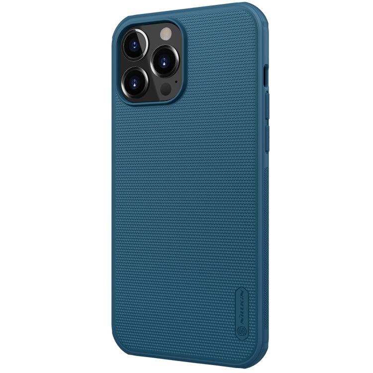 For iPhone 13 Pro Max NILLKIN Super Frosted Shield Pro PC + TPU Protective Case (Blue) - iPhone 13 Pro Max Cases by NILLKIN | Online Shopping South Africa | PMC Jewellery