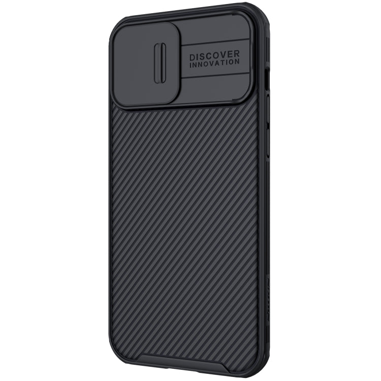 For iPhone 13 Pro Max NILLKIN Black Mirror Pro Series Camshield Full Coverage Dust-proof Scratch Resistant Phone Case (Black) - free shipping - PMC TechLife - Order now!