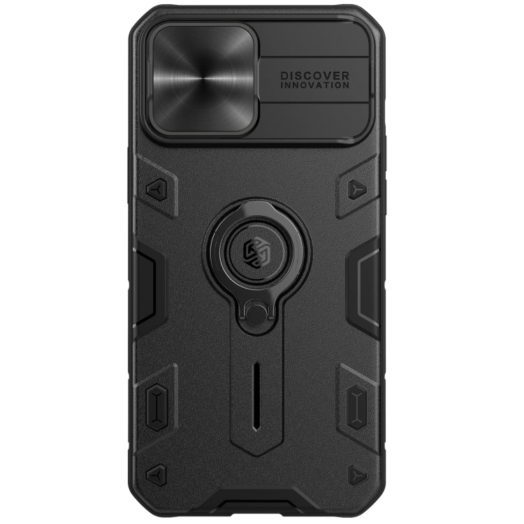 For iPhone 13 Pro Max NILLKIN Shockproof CamShield Armor Protective Case with Invisible Ring Holder (Black) - iPhone 13 Pro Max Cases by NILLKIN | Online Shopping South Africa | PMC Jewellery