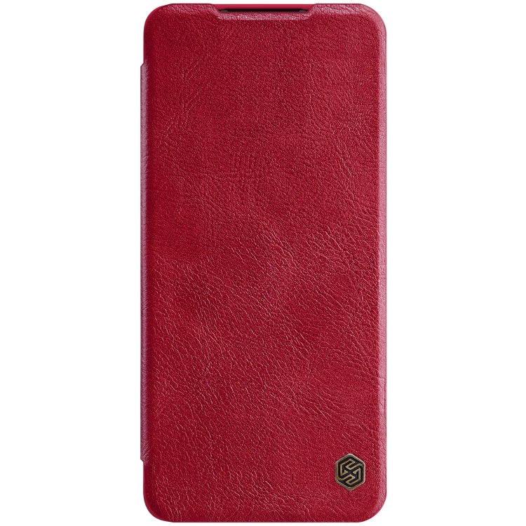 For Huawei P50 Pro NILLKIN QIN Series Crazy Horse Texture Horizontal Flip Leather Case with Card Slot(Red) - Huawei Cases by NILLKIN | Online Shopping South Africa | PMC Jewellery