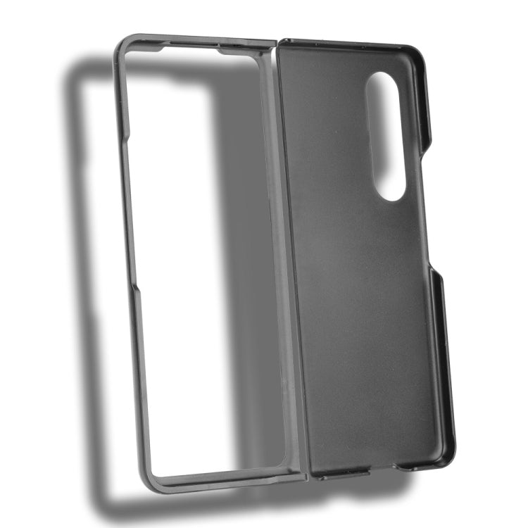 For Samsung Galaxy Z Fold3 5G Shockproof Litchi Texture PC + PU Case(Brown) - Galaxy Phone Cases by GKK | Online Shopping South Africa | PMC TechLife | Buy Now Pay Later Mobicred