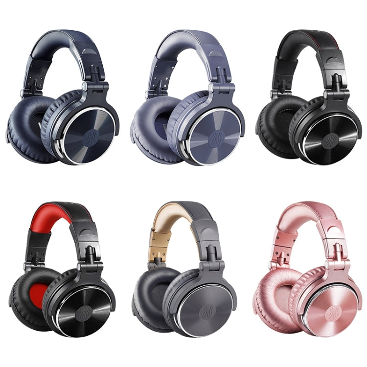 OneOdio Pro-10 Head-mounted Noise Reduction Wired Headphone with Microphone, Color:Grey Blue - free shipping - PMC TechLife - Order now!