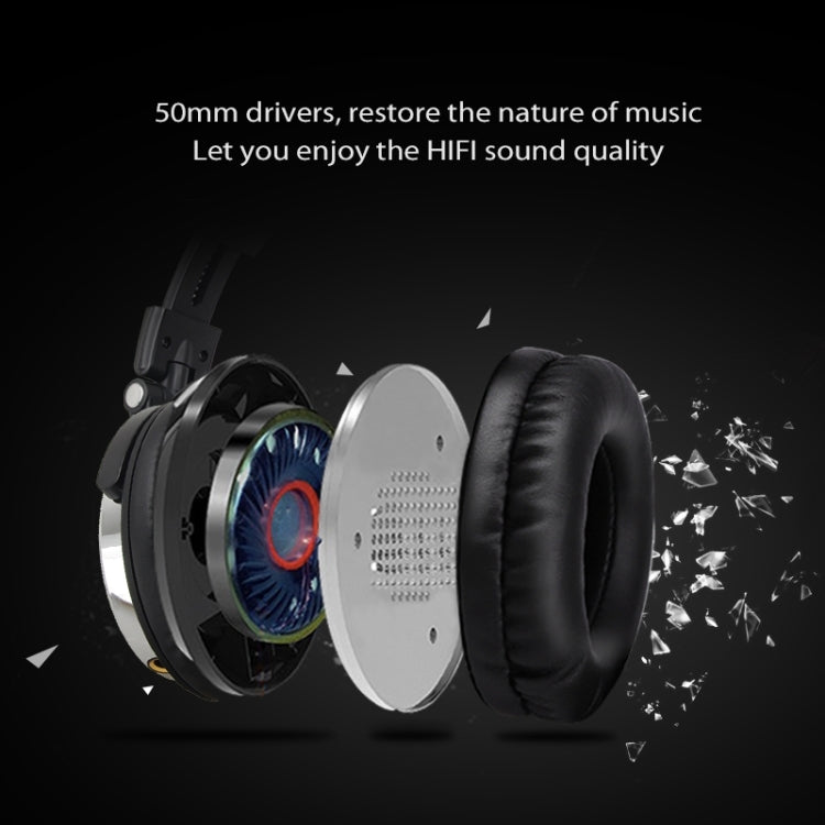 OneOdio Pro-10 Head-mounted Noise Reduction Wired Headphone with Microphone, Color:Grey Blue - free shipping - PMC TechLife - Order now!