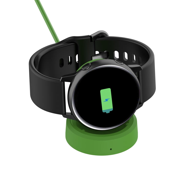 For Samsung Galaxy Watch4 Classic / Galaxy Watch4 Universal Silicone Charger Holder(Green) - Charger by PMC TechLife | Online Shopping South Africa | PMC TechLife | Buy Now Pay Later Mobicred