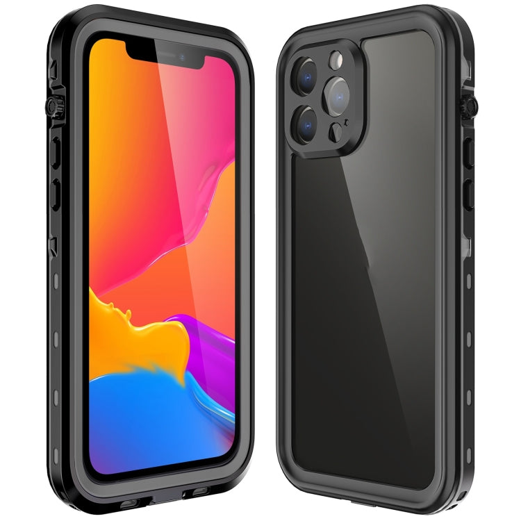 For iPhone 13 Pro Max RedPepper Transparent Dot Shockproof Waterproof PC + TPU Protective Case (Black) - iPhone 13 Pro Max Cases by RedPepper | Online Shopping South Africa | PMC TechLife | Buy Now Pay Later Mobicred