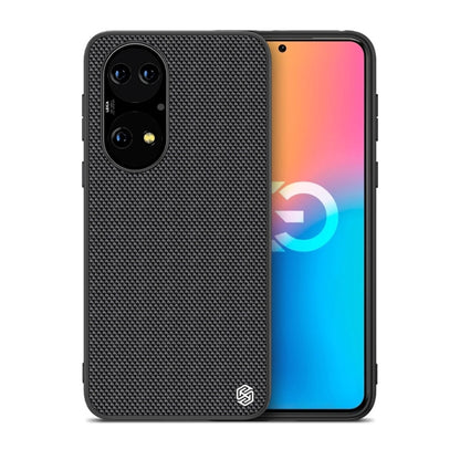 For Huawei P50 NILLKIN 3D Textured Nylon Fiber TPU Case(Black) - Huawei Cases by NILLKIN | Online Shopping South Africa | PMC Jewellery