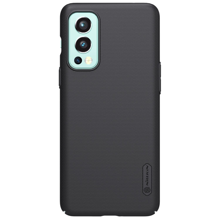 For OnePlus Nord 2 5G NILLKIN Frosted Concave-convex Texture PC Case(Black) - OnePlus Cases by NILLKIN | Online Shopping South Africa | PMC Jewellery