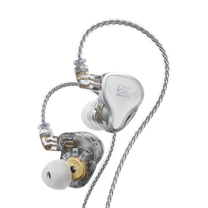 KZ ZAS 16-unit Ring Iron In-ear Wired Earphone, Standard Version(White) - In Ear Wired Earphone by KZ | Online Shopping South Africa | PMC Jewellery