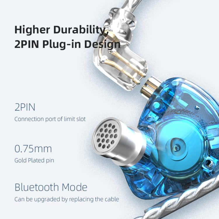 KZ ZAX 16-unit Ring Iron Sport Gaming In-ear Wired Earphone, Standard Version(Black) - free shipping - PMC TechLife - Order now!