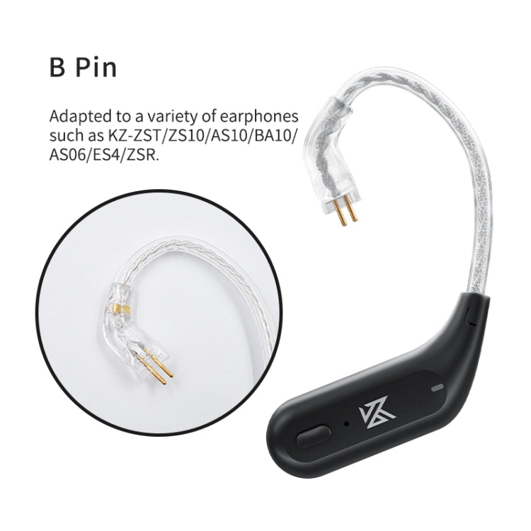 KZ AZ09 Bluetooth Earphone Ear Hook 5.2 Wireless Bluetooth Module Upgrade Cable, Style:B - Earphone Adapter by KZ | Online Shopping South Africa | PMC Jewellery | Buy Now Pay Later Mobicred