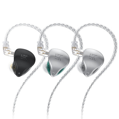 KZ AST 24-unit Balance Armature Monitor HiFi In-Ear Wired Earphone No Mic(Silver) - In Ear Wired Earphone by KZ | Online Shopping South Africa | PMC Jewellery