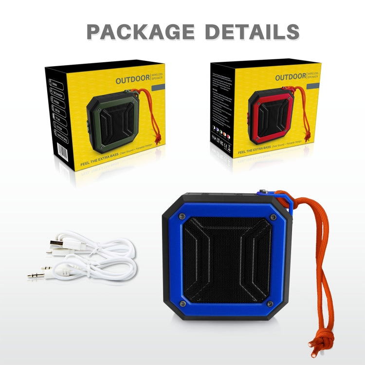 New Rixing NR-103 Mini TWS Bluetooth Speaker with Lanyard(Red) - free shipping - PMC TechLife - Order now!