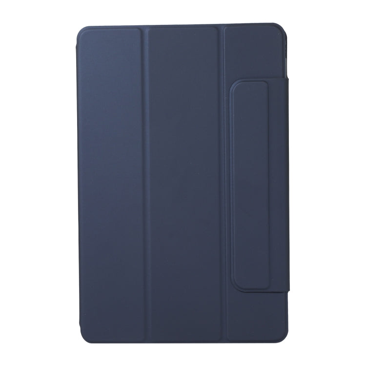 For Xiaomi Pad 5 / Pad 5 Pro Solid Color Magnetic Buckle Horizontal Flip Leather Case with Holder(Dark Blue) - free shipping - PMC TechLife - Order now!