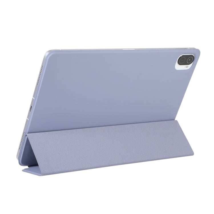 For Xiaomi Pad 5 / Pad 5 Pro Solid Color Magnetic Buckle Horizontal Flip Leather Case with Holder(Dark Blue) - free shipping - PMC TechLife - Order now!