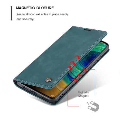 For Huawei Mate 30 4G / 5G CaseMe-013 Multifunctional Horizontal Flip Leather Case with Card Slot & Holder & Wallet(Blue) - Huawei Cases by CaseMe | Online Shopping South Africa | PMC Jewellery | Buy Now Pay Later Mobicred