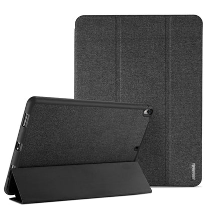 DUX DUCIS Domo Series Horizontal Flip Magnetic TPU + PU Leather Tablet Case with Three-folding Holder & Pen Slot For iPad Pro 12.9 inch 2017(Black) - iPad Pro 12.9 inch Cases by DUX DUCIS | Online Shopping South Africa | PMC Jewellery | Buy Now Pay Later Mobicred