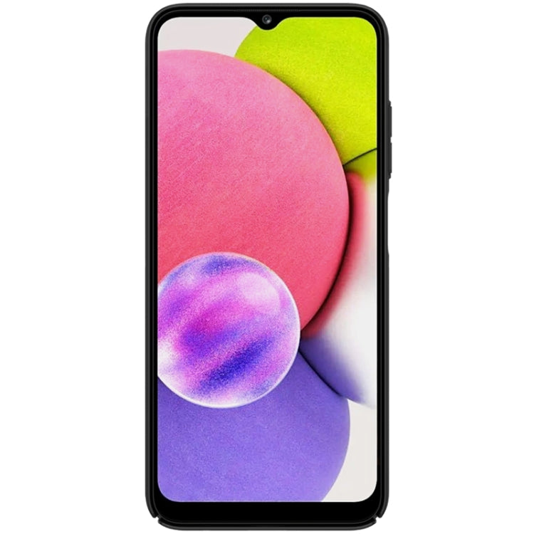 For Samsung Galaxy A03s / A037G NILLKIN Black Mirror Series PC Camshield Full Coverage Dust-proof Scratch Resistant Case(Black) - Galaxy Phone Cases by NILLKIN | Online Shopping South Africa | PMC TechLife | Buy Now Pay Later Mobicred