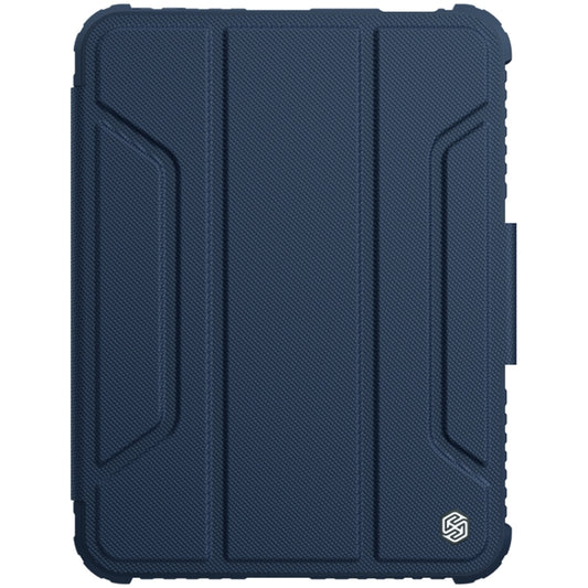 For iPad mini 6 NILLKIN Bumper Pro Horizontal Flip Tablet Case with Pen Slot & Holder & Sleep / Wake-up Function(Blue) - iPad mini 6 Cases by NILLKIN | Online Shopping South Africa | PMC Jewellery
