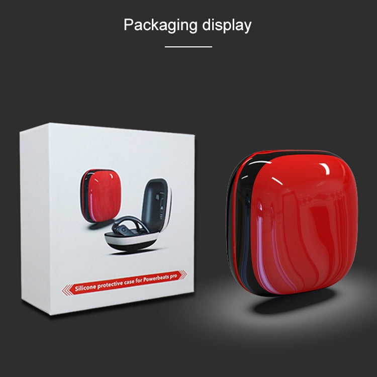 Mirror Surface Silicone + PC Wireless Earphone Protective Case for Beats Powerbeats Pro(Black) - Other Case by PMC TechLife | Online Shopping South Africa | PMC TechLife