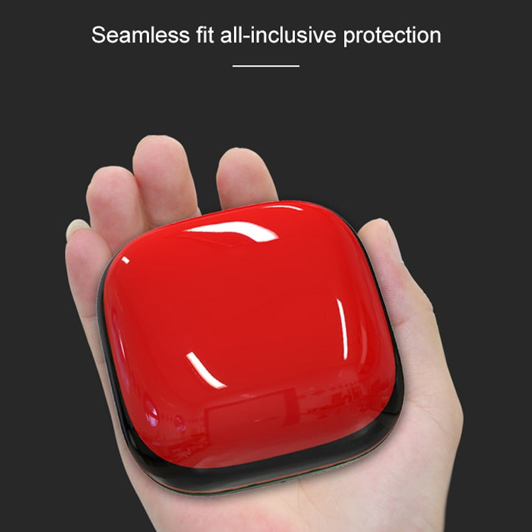 Mirror Surface Silicone + PC Wireless Earphone Protective Case for Beats Powerbeats Pro(Red+Black) - Other Case by PMC TechLife | Online Shopping South Africa | PMC TechLife