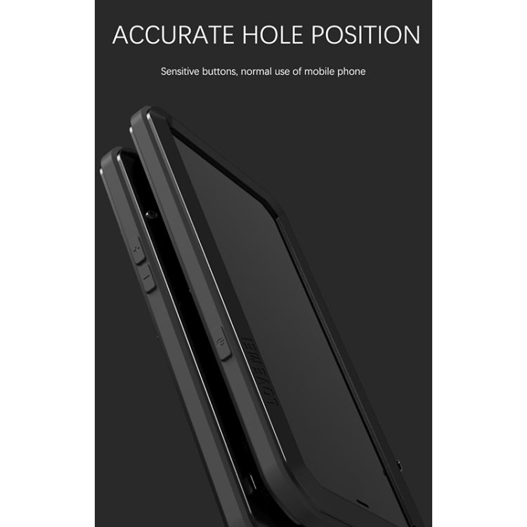 For iPhone 13 Pro LOVE MEI Metal Shockproof Life Waterproof Dustproof Protective Phone Case (Yellow) - iPhone 13 Pro Cases by LOVE MEI | Online Shopping South Africa | PMC TechLife | Buy Now Pay Later Mobicred
