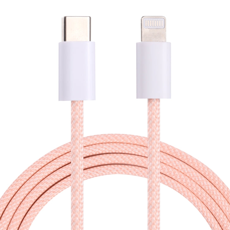 12W PD USB-C / Type-C to 8 Pin Data Cable, Cable Length: 1m(Pink) - 2 in 1 Cable by PMC TechLife | Online Shopping South Africa | PMC TechLife