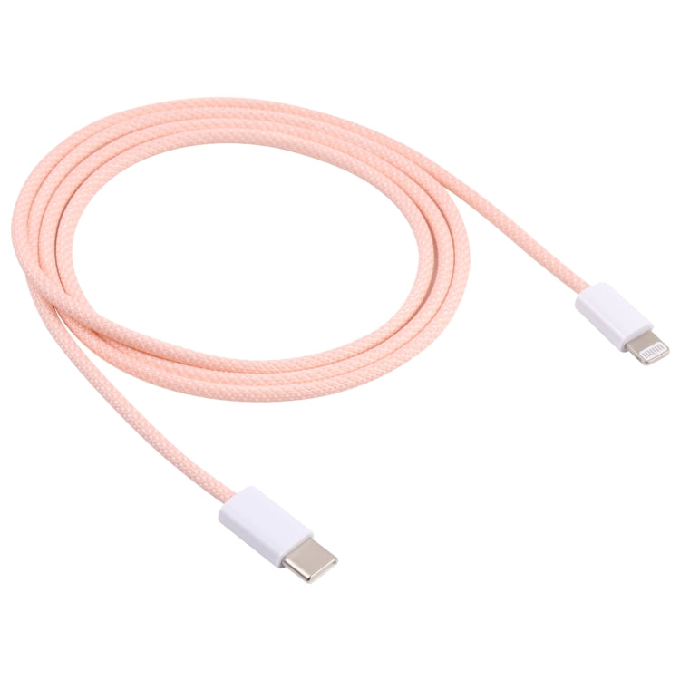 12W PD USB-C / Type-C to 8 Pin Data Cable, Cable Length: 1m(Pink) - 2 in 1 Cable by PMC TechLife | Online Shopping South Africa | PMC TechLife