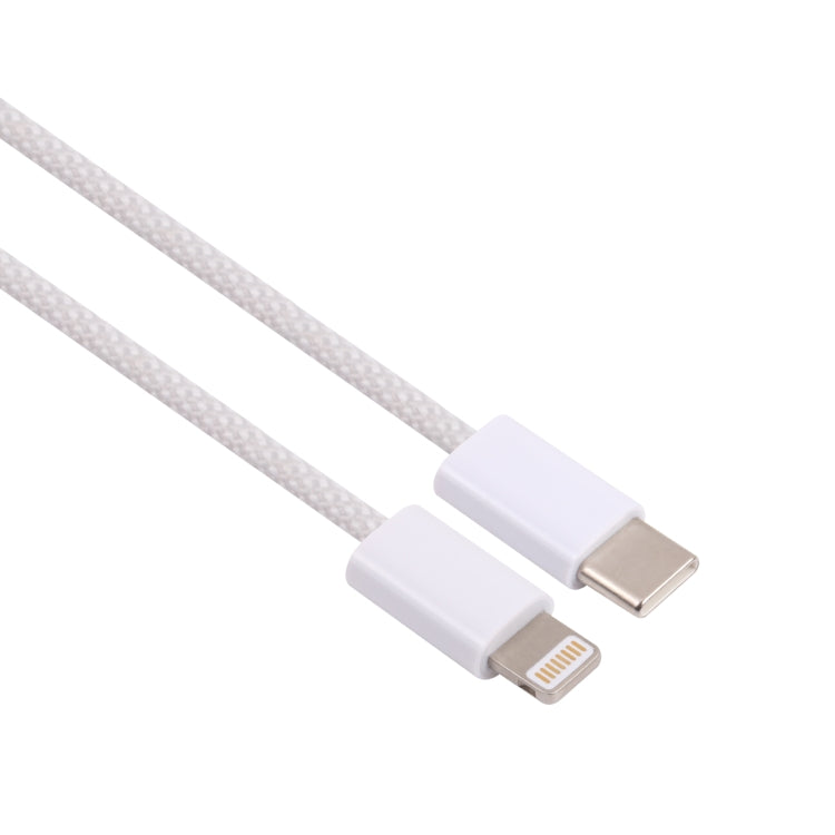 20W PD USB-C / Type-C to 8 Pin Data Cable, Cable Length: 1m(White) - 2 in 1 Cable by PMC TechLife | Online Shopping South Africa | PMC TechLife