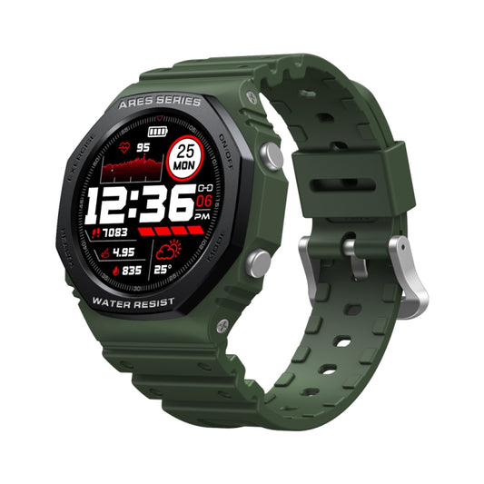 Zeblaze Ares 2 1.09 inch Color Touch Screen 5ATM Waterproof Smart Watch, Support Sleep Monitoring / Heart Rate Monitoring / Blood Pressure Monitoring / Multi-sports Mode(Green) - Smart Watches by Zeblaze | Online Shopping South Africa | PMC Jewellery | Buy Now Pay Later Mobicred