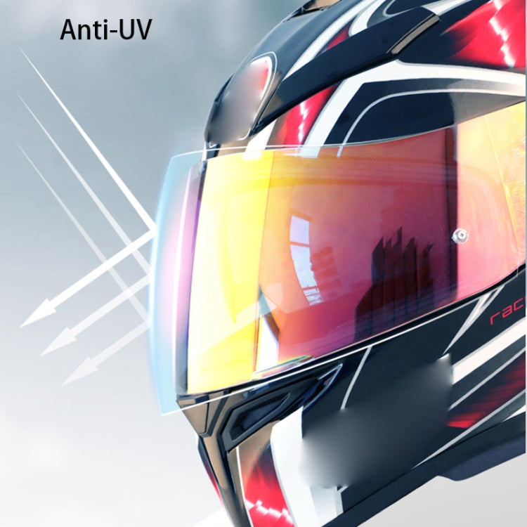 Motorcycle Helmet Visor Anti-UV Wind Shield Lens For AGV K1 / K3SV / K5(Aurora Red) - Helmets by PMC TechLife | Online Shopping South Africa | PMC TechLife