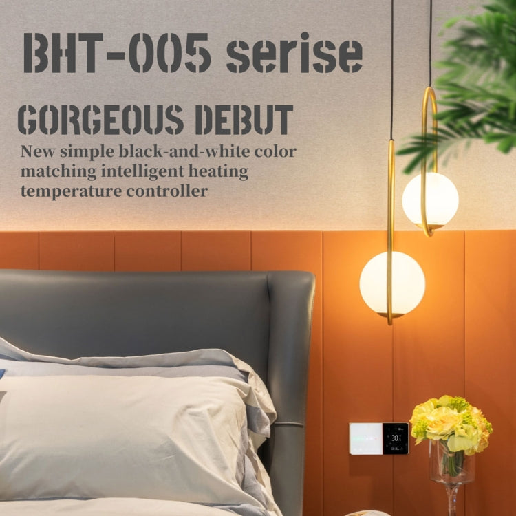 BHT-005-GCLW 220V AC 3A Smart Home Heating Thermostat for EU Box, Control Boiler Heating with Only Internal Sensor & WIFI Connection - free shipping - PMC TechLife - Order now!